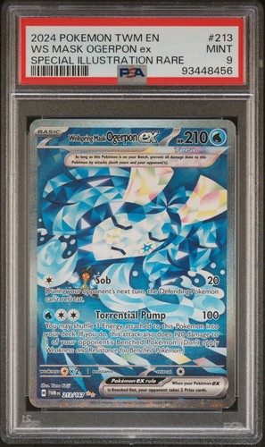 Wellspring Mask Ogerpon ex graded PSA 9 for sale on eBay