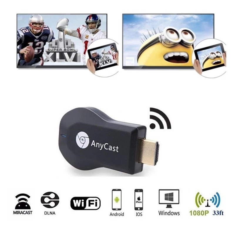 Wireless HDMI TV Dongle Video Digital Streamer 1080P HD WIFI Display Receiver - Image 3 of 4