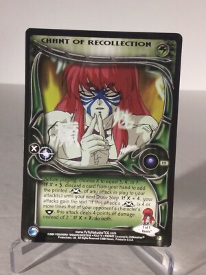Yu Yu Hakusho TCG CCG Chant of Recollection R29 1st Edition Alliance Card