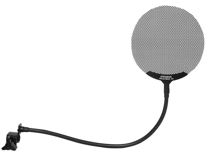 Металлический поп-фильтр Stedman PS101 4.6 с жалюзийными решетками и 13 гибкими гусиными горлышками