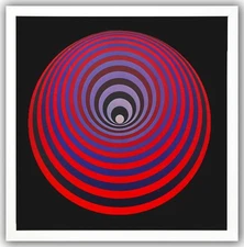 Victor Vasarely- Heliogravure Print "Untitled"
