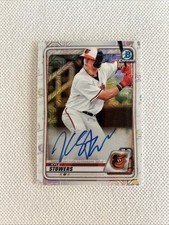 2020 Bowman Chrome Kyle Stowers #BMA-KS Mega Box Mojo Refractor Auto