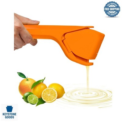Portable Manual Citrus Juicer - Easy Clean & Use, Sturdy Orange Lemon Squeezer