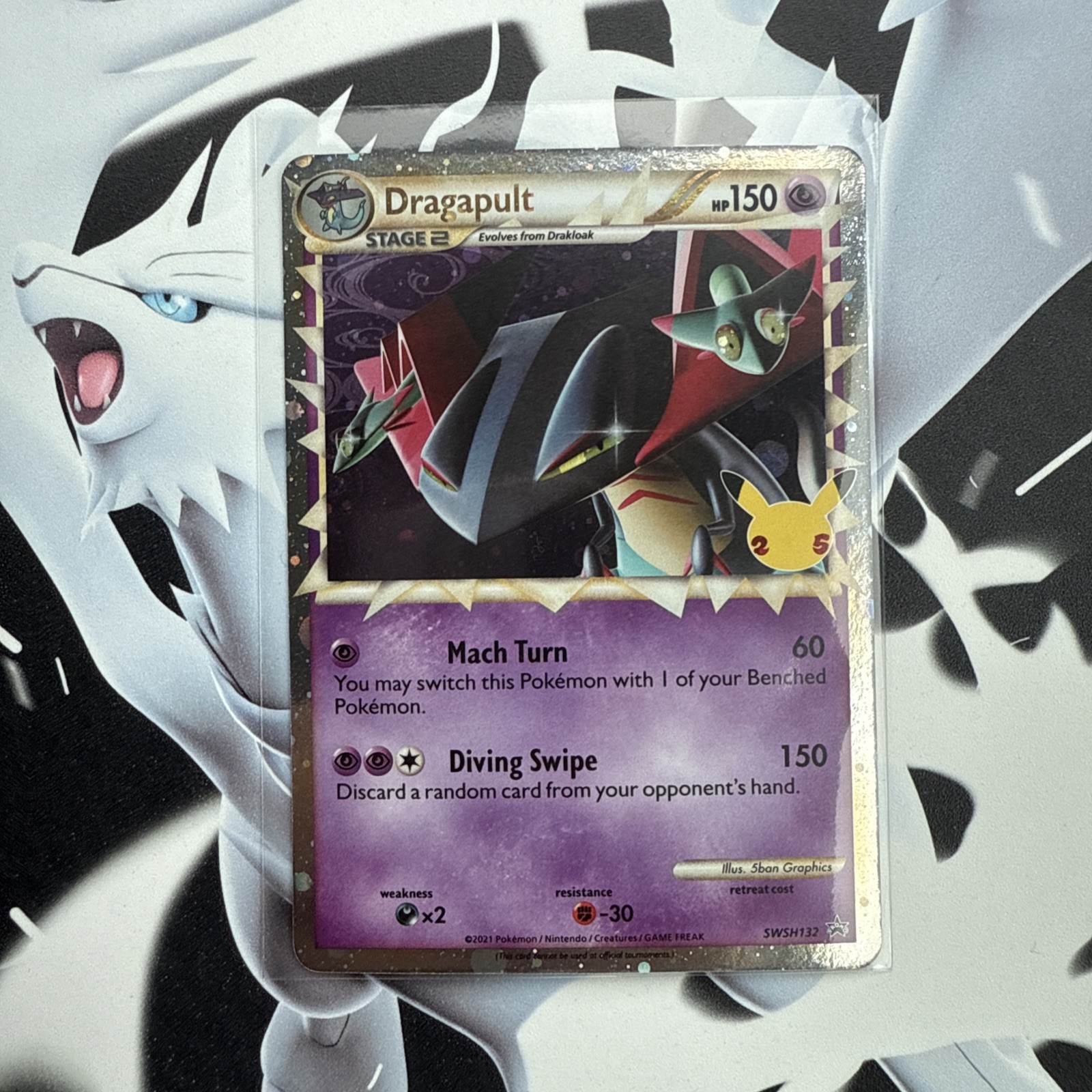 Dragapult SWSH132 Pokemon Black Star Promo Standard Celebrations NM