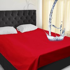 Love Waterproof Red Bed Blanket Queen Size 78 X 82 With Storage Bag For Coup