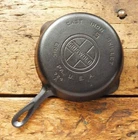 Vintage GRISWOLD Cast Iron SKILLET Frying Pan # 5 LARGE BLOCK LOGO - Ironspoon