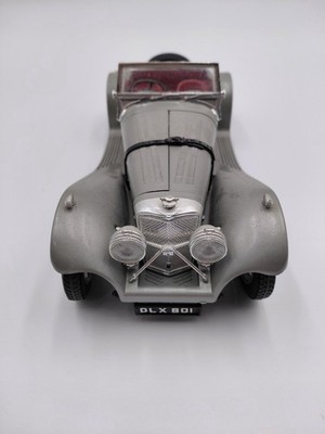 Vintage Bburago 1937 Jaguar SS 100 Silver Diecast Metal Model 1:18