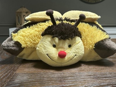 2010 Pillow Pet Pee Wee Bumbly Bumble Bee Yellow & Brown Animal Plush