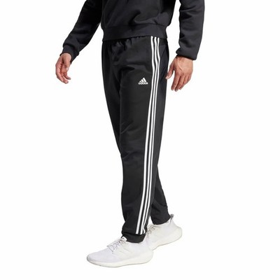 adidas men Essentials Warm-Up Tapered 3-Stripes Track Pants