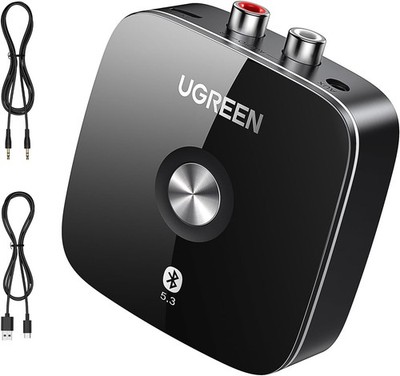 Bluetooth AUX Adapter 5.3   Kabelloser Audioempfänger fürs Auto, 3,5 mm
