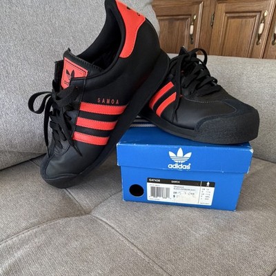adidas Originals Samoa Black Red Men s Size 12 G47438 Retro Vintage With Box