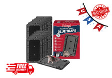 12 Pack Indoor Glue Mouse Traps Pre Scented Sticky Boards for Mice  Insects