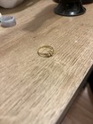 14k Yellow Gold Ring Size 4 No Stone Yellow Gold Nugget woman’s vintage ring — photo 2