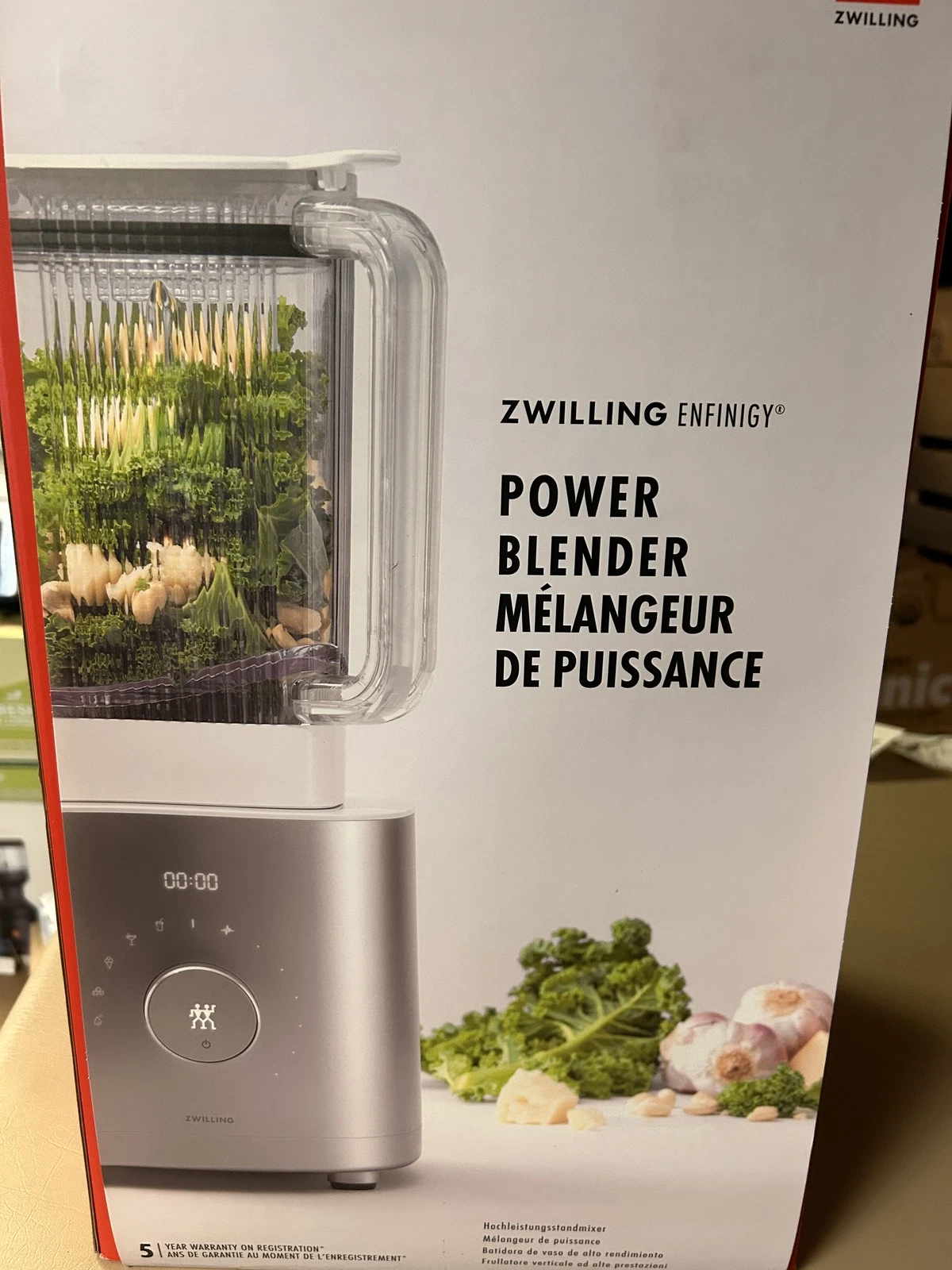 Zwilling Enfinigy Power Blender 53100-0000 Open Box High-Speed
Opens in a new window or tab