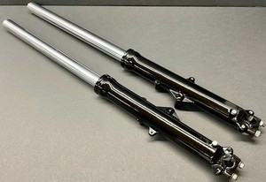 Restored Honda CB750 SOHC Forks - Fork Tube & BLACK Lower Assembly - Fits 69-78'