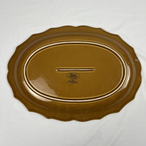 Regency Gold Certified International Serving Platter Oval 18" x 12 Karidesign - Picture 2 of 10