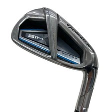 TaylorMade SIM MAX OS Iron Set 6-9,Pw,Aw,Sw 7pc Flex Stiff TENSEI BLUE TM60