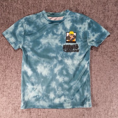 Naruto Anime Manga T-Shirt Batik, P2P 15,5'' 8-9 Jahre grün