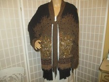 vintage Carole Little boho light weight jacket