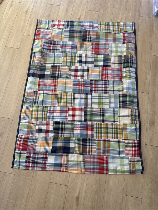 Pottery Barn Madras Black Out Curtain