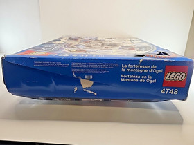 LEGO Alpha Team 4748 Ogel&rsquo;s Mountain Fortress Incomplete Parts w/ Box & Terrain