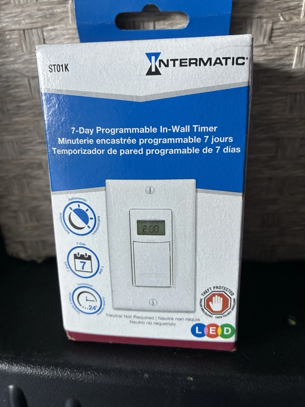 Intermatic ST01K Astronomic Digital In-Wall Timer New