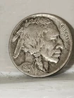 Nice 1915d Buffalo With Clear Date And Mottos.  Over 1/2Horn. Good Eye Appeal