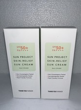Thank You Farmer Sun Project Skin Relief Sun Cream SPF 50 1.75 fl oz Ea, 2-pack