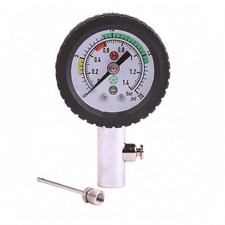 Sports Ball Pressure Gauge Dual Scale Ball Pressure Gauge Metal Body