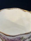 Vintage Salisbury Teacup & Saucer Iris Gold Trim Bone China Garland — photo 7