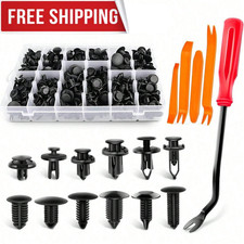 Bumper Clips Plastic Rivets Fasteners Kit Automotive Push Retainers Assortment