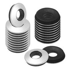 30-Pack Bonded Sealing Rubber Washers, #12 x 1/2" OD Neoprene Washer Gasket