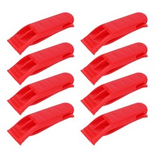 8x Plastic Bright Red Lightweight Life Vest Dual Frequency Outdoor Survival Resc