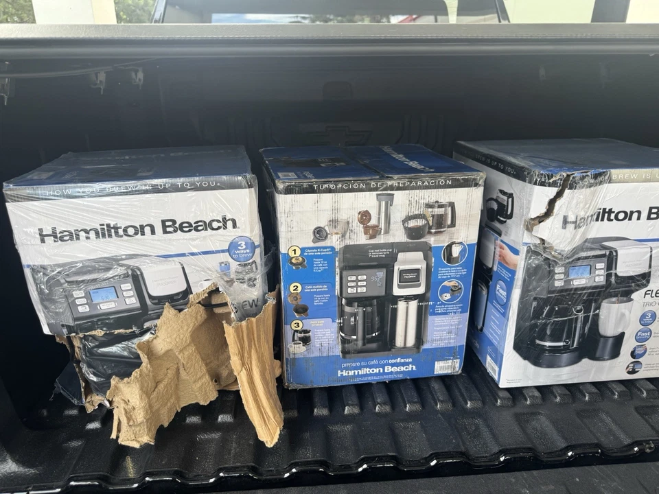 Hamilton Beach FlexBrew Trio 12 Cups Filter Coffee Machine - 49902 (Black) - Image 4 of 4