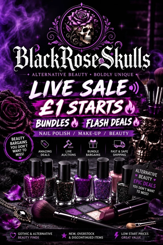 £1 STARTS 🔥 BUNDLES 🔥 FLASH DEALS - NAIL POLISH / MAKE-UP / BEAUTY
