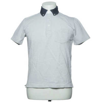 Corneliani, Poloshirt, Größe: 46, Blau/Weiß, Baumwolle, Streifen, Herren #yF6