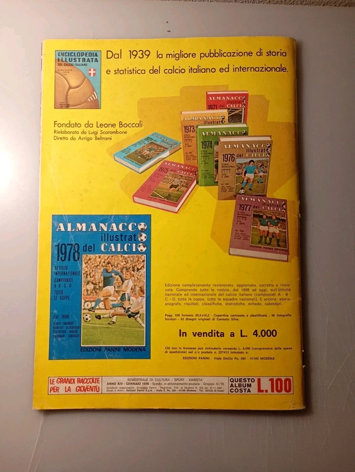 album calciatori panini 1977-78 Vuoto Perfetto Più Set Completo  - Immagine 2 di 4
