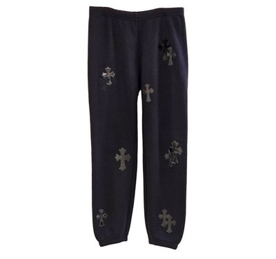 Chrome Hearts Trainingshose Leder Patch S schwarz ZOF7UE3A 156311197