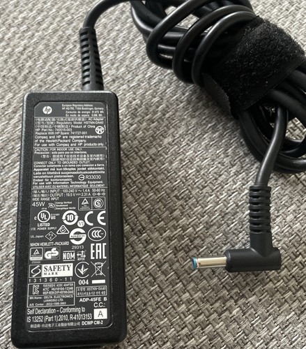 HP HSTNN-DA40 AC Adapter Netzteil schwarz 19,5V 2,31 Amp für Elitebook Laptops