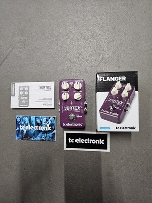 TC Electronic Vortex Flanger, Gitarren Effektgerät Pedal, Inkl. OVP