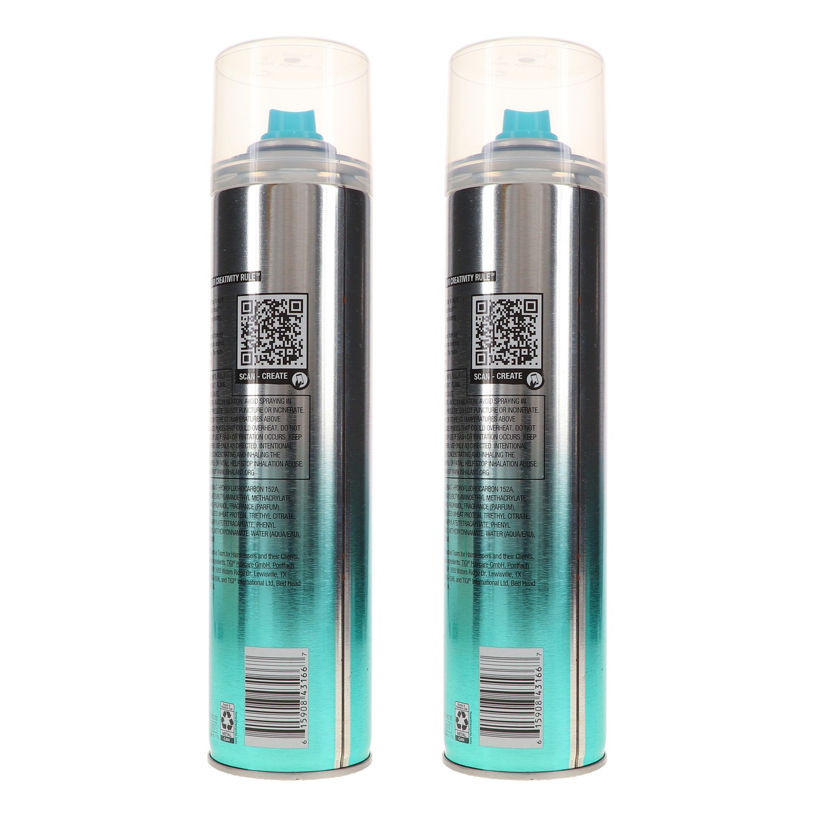 TIGI Bed Head Hard Head Hair Spray 11.7 oz 2 Pack