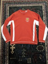 Vintage Fila Ferrari Formula Uno Racing Pullover Felpa Girocollo Uomo XL