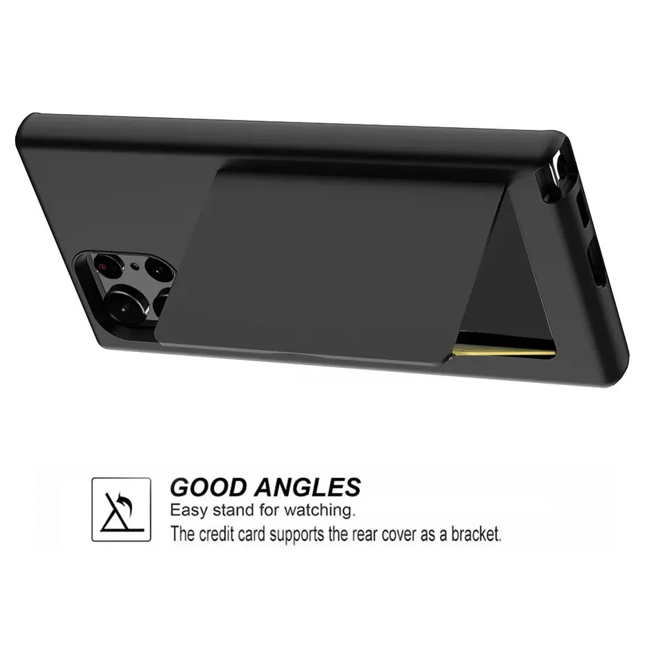 Wallet Flip Card Holder Phone Case Compatible with Samsung Galaxy S24 S23 - Image 4 of 4