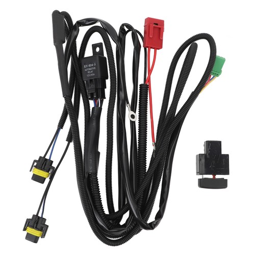˘DC12V H11 LED Fog Light Relay Wiring Harness Indicator On Off Switch With 40A - Picture 3 of 12