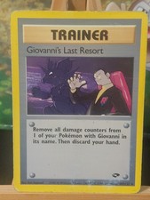 Pokémon TCG Giovanni's Last Resort Gym Challenge 105/132 on eBay