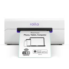 Wireless Shipping Label Printer - Wi-Fi Thermal Label Printer 4x6 for Shippin...