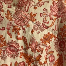 Roberta Roller Rabbit 100% Cotton Floral Euro Sham