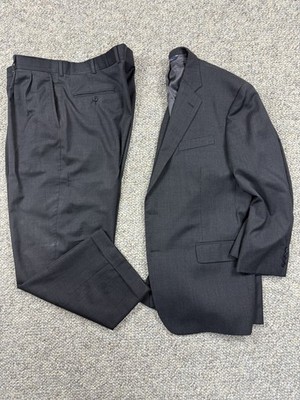 Brooks Brothers 1818 Madison　スーツ　背抜き　グレー Brooks Brothers 1818 Madison Italian Estrato Wool Suit Charcoal