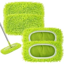 Reusable Dry Sweeping Cloths Microfiber Wet Mop Pads Compatible with Swiffer Swe