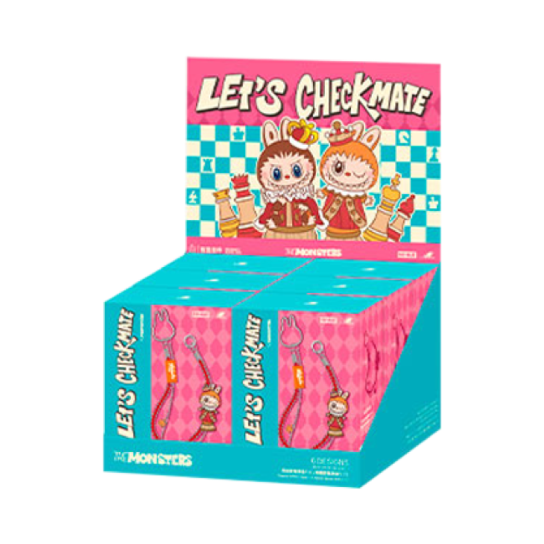 Pop Mart The Monsters Let's Checkmate Series Sealed Case (6 Blind
